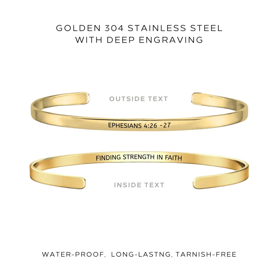 Engraved Bangle - Customer's Product with price 48.00