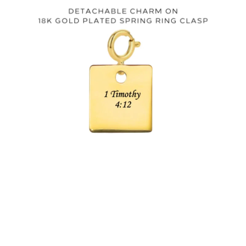 Engraved Charms with Detachable Clasp - Customer's Product with price 10.00