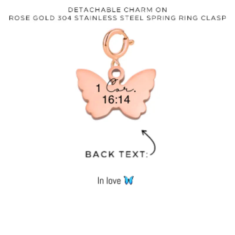 Engraved Charms with Detachable Clasp - Customer's Product with price 12.00
