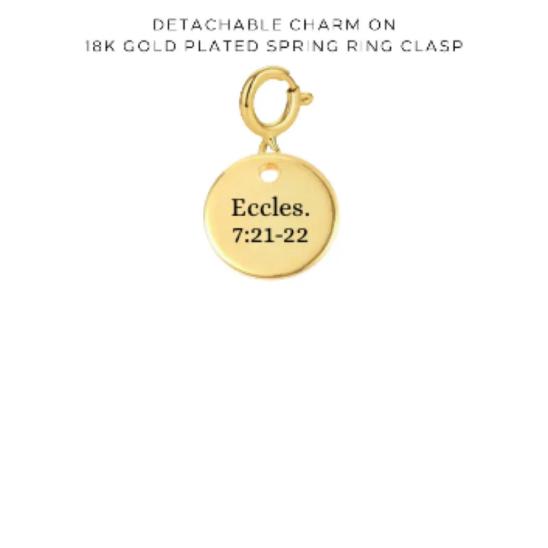 Engraved Charms with Detachable Clasp - Customer's Product with price 10.00