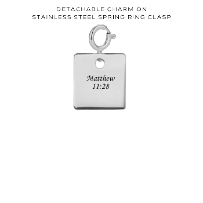 Engraved Charms with Detachable Clasp - Customer's Product with price 10.00