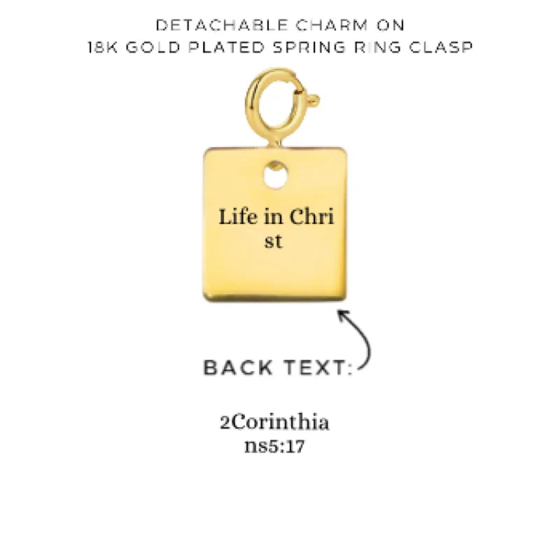 Engraved Charms with Detachable Clasp - Customer's Product with price 12.00
