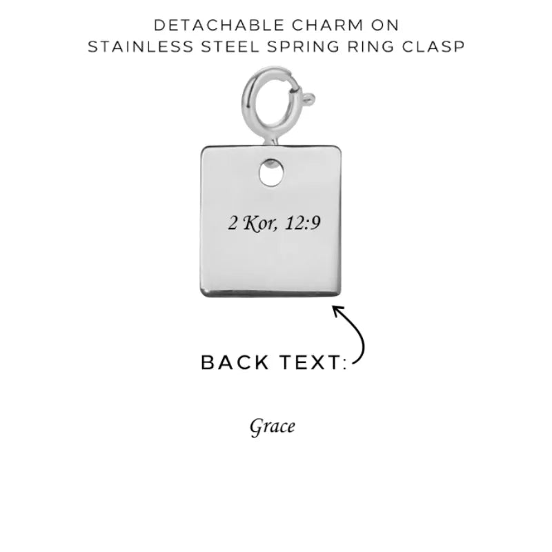 Engraved Charms with Detachable Clasp - Customer's Product with price 12.00