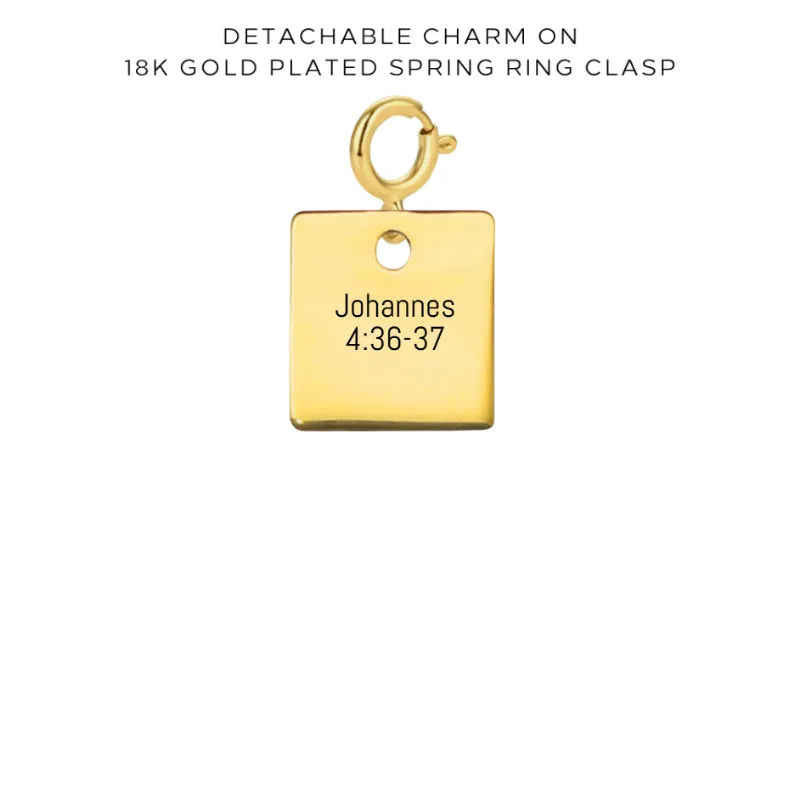 Engraved Charms with Detachable Clasp - Customer's Product with price 10.00