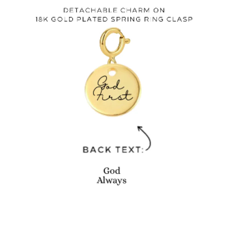 Engraved Charms with Detachable Clasp - Customer's Product with price 12.00
