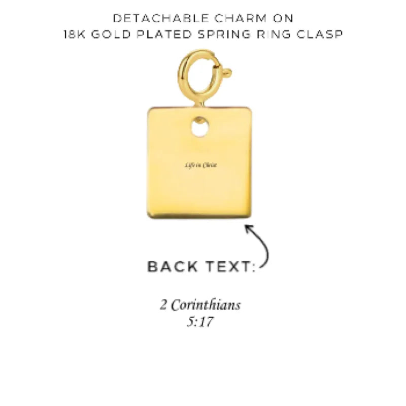 Engraved Charms with Detachable Clasp - Customer's Product with price 12.00