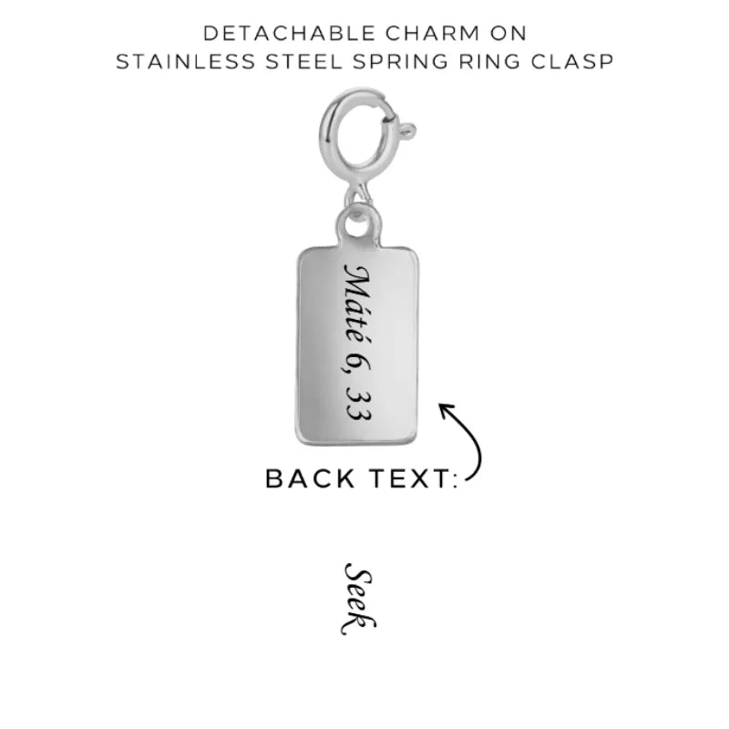 Engraved Charms with Detachable Clasp - Customer's Product with price 12.00