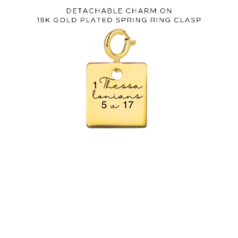 Engraved Charms with Detachable Clasp - Customer's Product with price 10.00