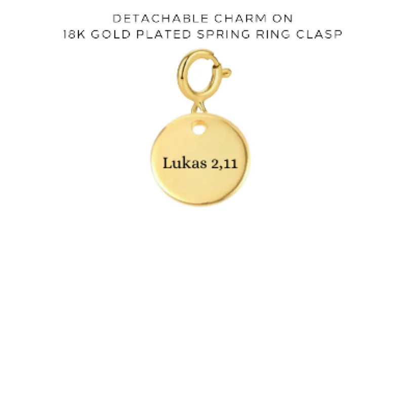 Engraved Charms with Detachable Clasp - Customer's Product with price 10.00