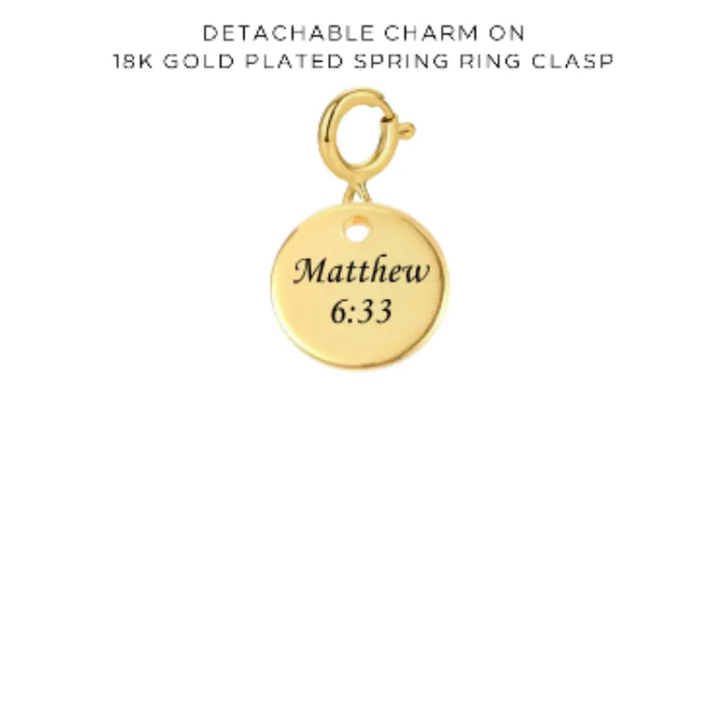 Engraved Charms with Detachable Clasp - Customer's Product with price 10.00