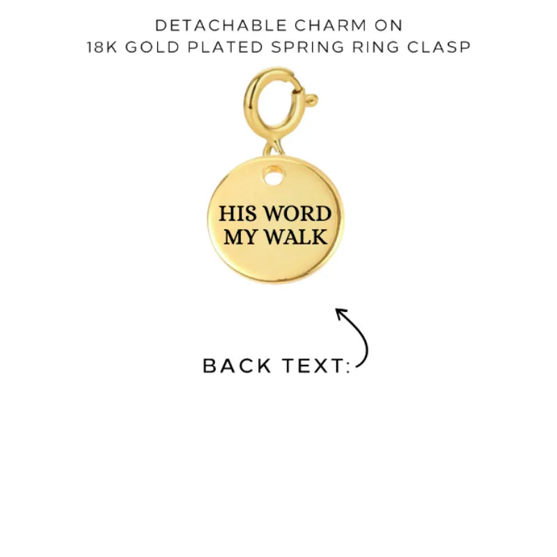 Engraved Charms with Detachable Clasp - Customer's Product with price 12.00