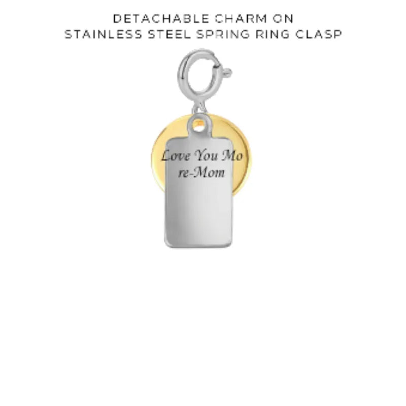 Engraved Charms with Detachable Clasp - Customer's Product with price 16.00