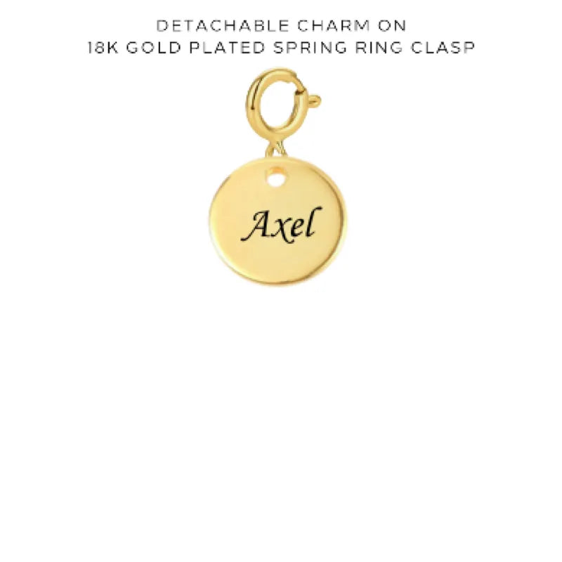 Engraved Charms with Detachable Clasp - Customer's Product with price 10.00