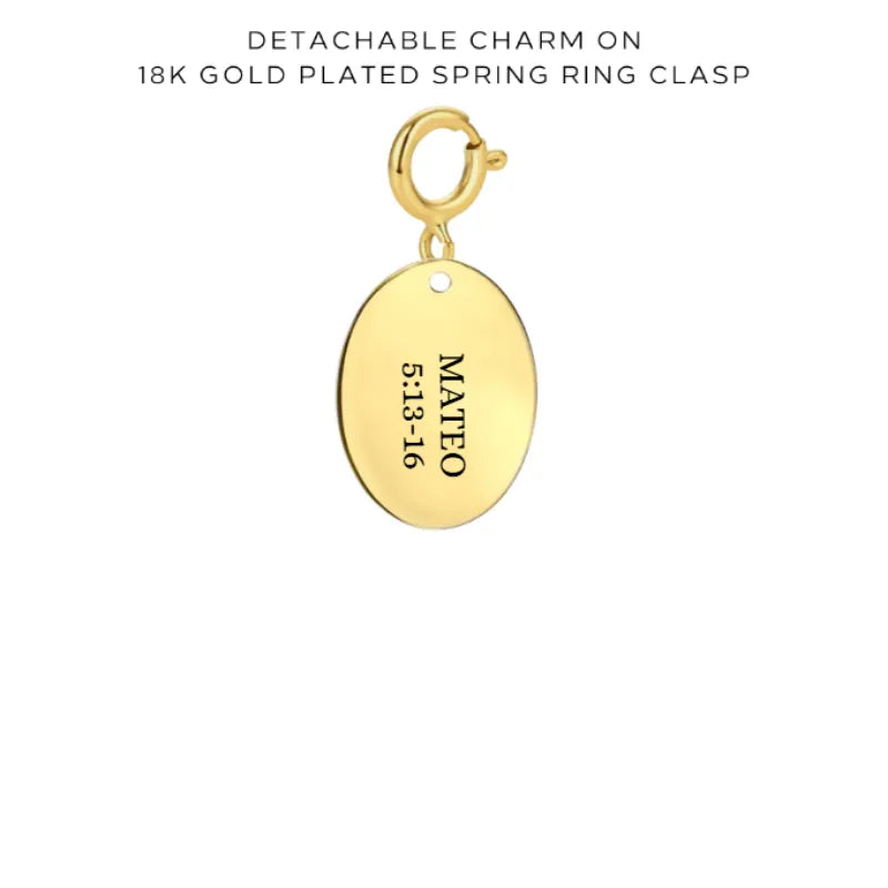 Engraved Charms with Detachable Clasp - Customer's Product with price 10.00