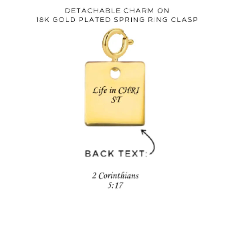 Engraved Charms with Detachable Clasp - Customer's Product with price 12.00