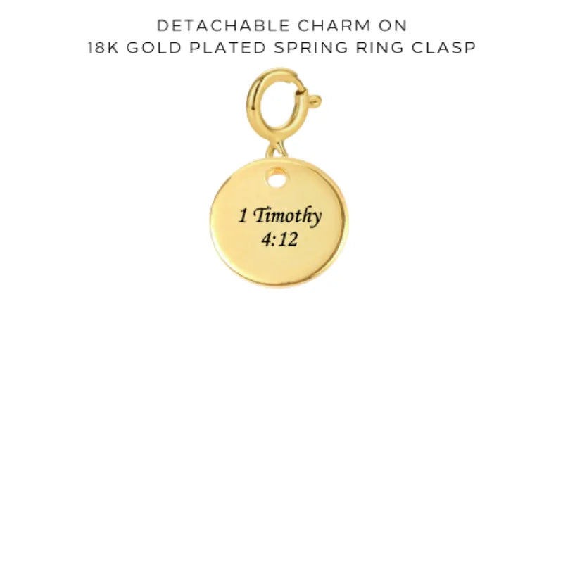 Engraved Charms with Detachable Clasp - Customer's Product with price 10.00