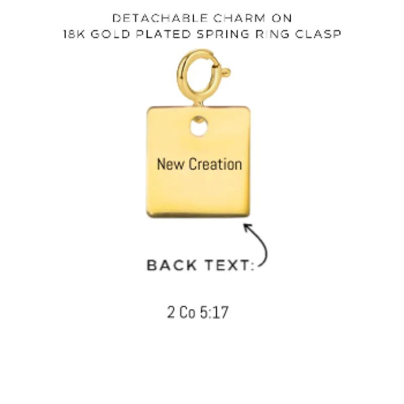 Engraved Charms with Detachable Clasp - Customer's Product with price 12.00