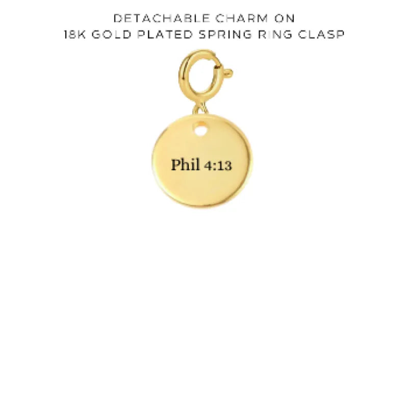 Engraved Charms with Detachable Clasp - Customer's Product with price 10.00