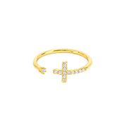 Infinite Love Adjustable Ring in Gold and Silver