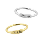 Personalized Text Engraved Ring