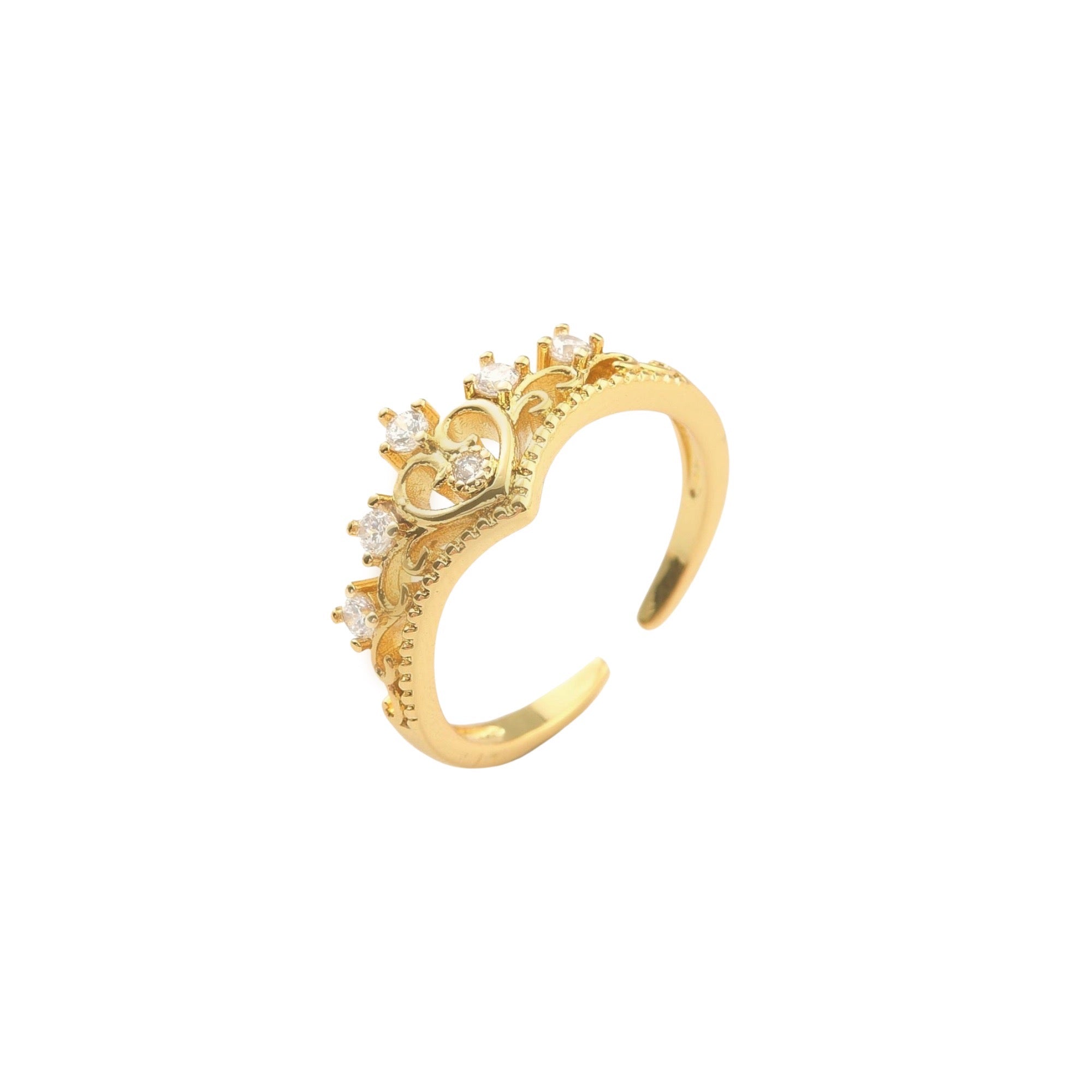 Crowned with Beauty Adjustable Ring