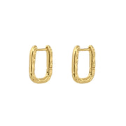 Textured Hoops in Gold and Silver