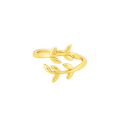 Vine Adjustable Ring in Gold and Silver