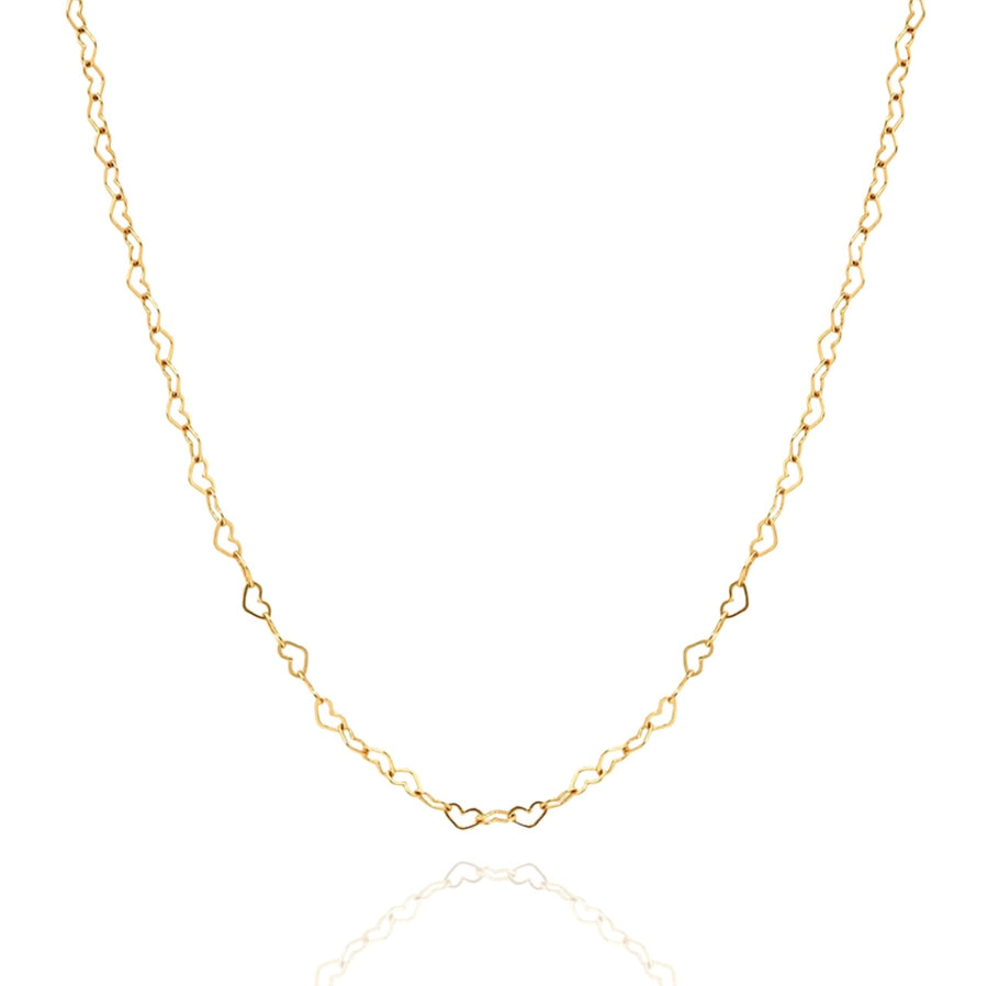 Joyful Hearts Layering Necklace in Gold and Silver